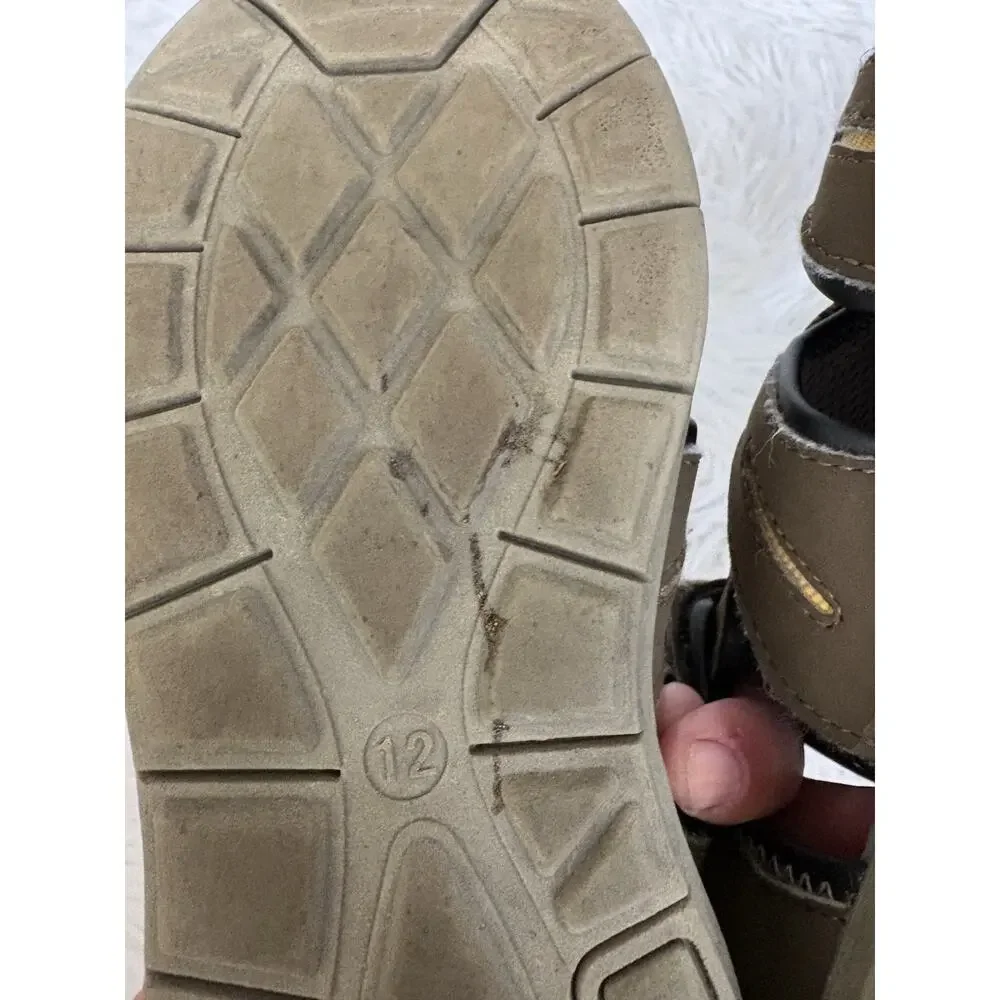 Stride Rite 360 Little Boys 12 Classic Brown Fisherman Style Sandals. Grt Qual